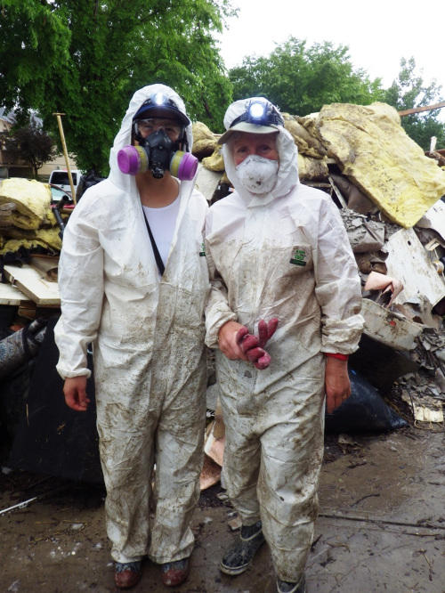 University of Calgary students, faculty and staff volunteered around Alberta for the 2013 flood relief effort.