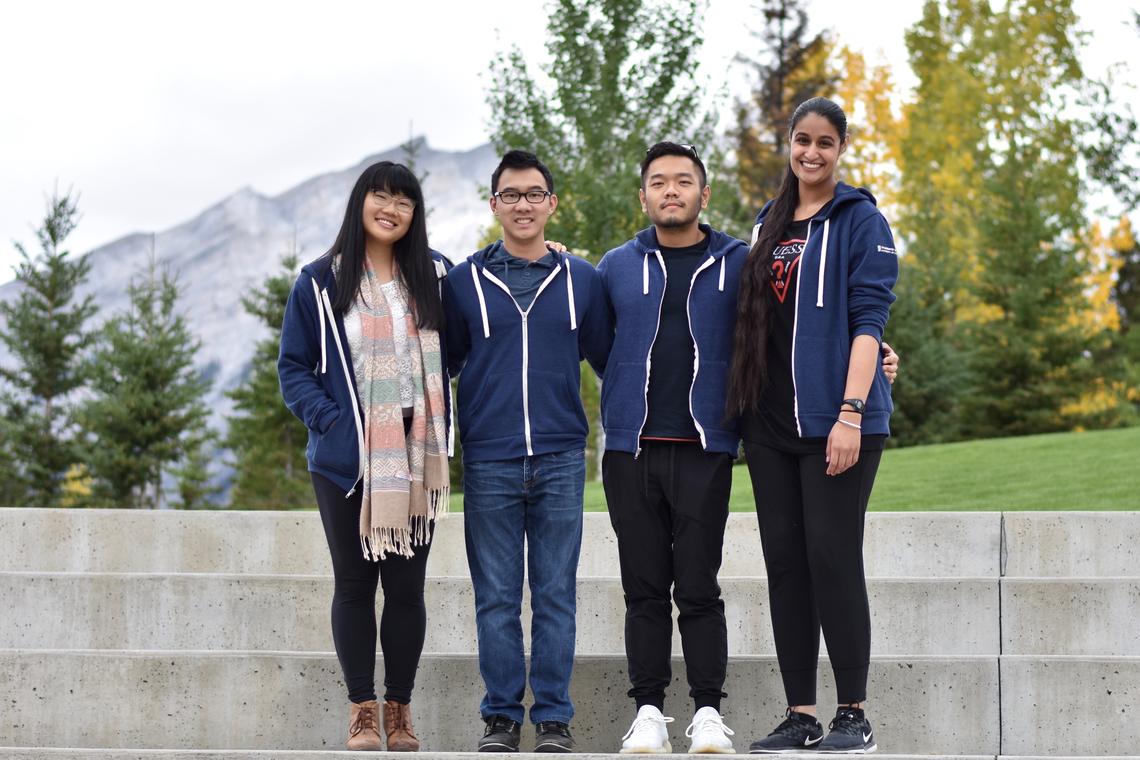 Angie and fellow Students' Union Representatives